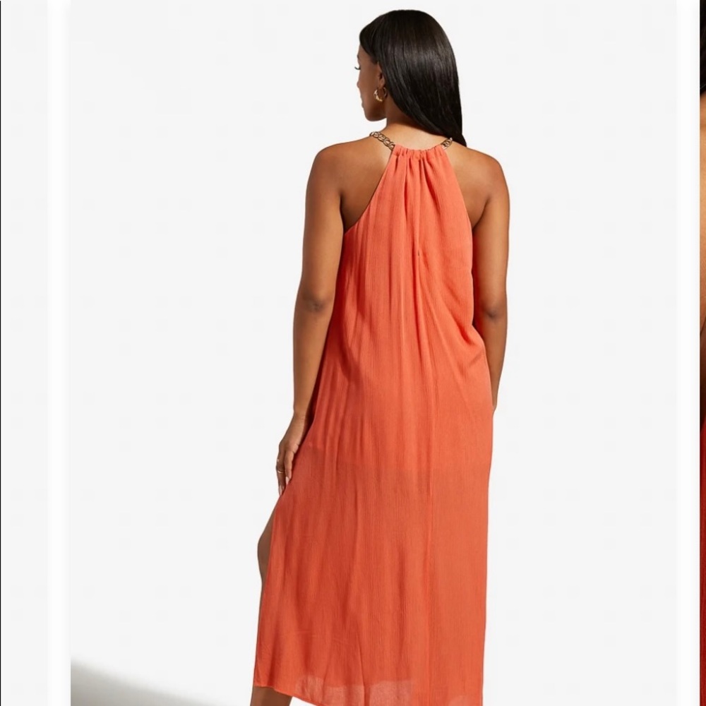 Maxi Dress in Hot Coral XS - Picture 2 of 6
